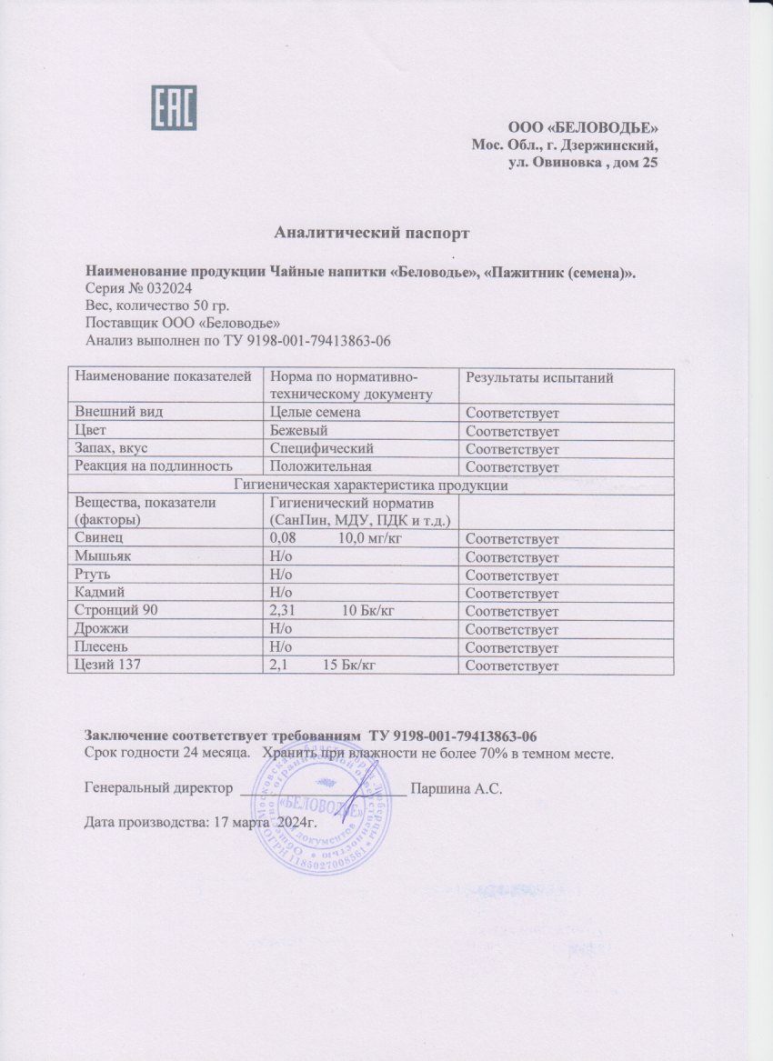 Паспорт №032024